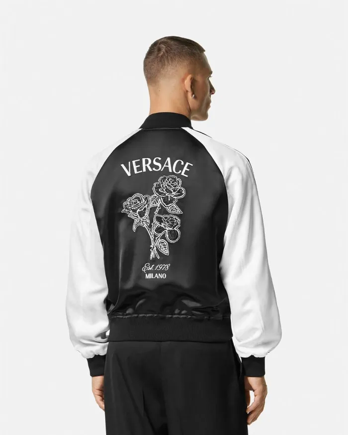 Versace Jackets and Coats Versace Roses Bomber Jacket Black 8211 Men Versace Jackets and Coats Versace Roses Bomber Jacket Black 8211 Men