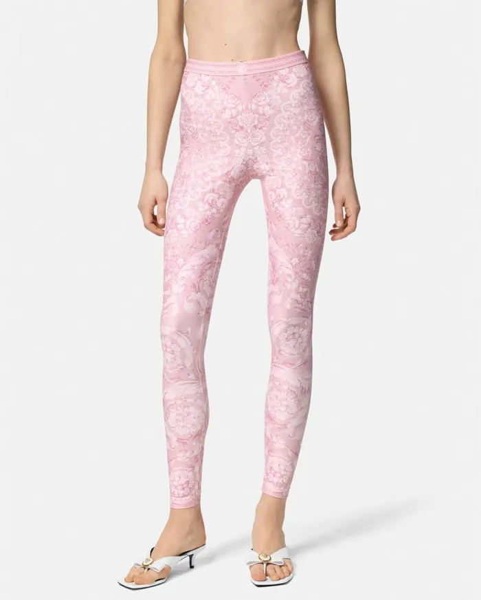 Versace Pants and Shorts Barocco Leggings Pinkprint 8211 Women Versace Pants and Shorts Barocco Leggings Pinkprint 8211 Women