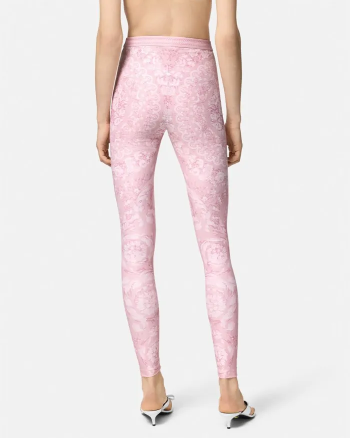 Versace Pants and Shorts Barocco Leggings Pinkprint 8211 Women Versace Pants and Shorts Barocco Leggings Pinkprint 8211 Women