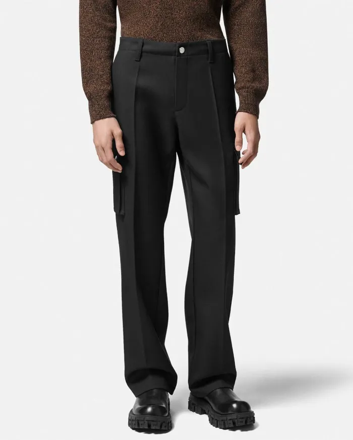 Versace Pants and Shorts Cargo Trousers Black 8211 Men Versace Pants and Shorts Cargo Trousers Black 8211 Men