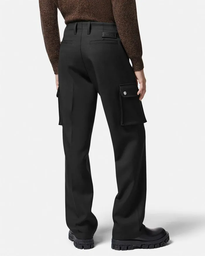 Versace Pants and Shorts Cargo Trousers Black 8211 Men Versace Pants and Shorts Cargo Trousers Black 8211 Men