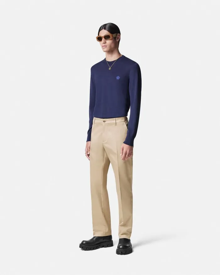 Versace Pants and Shorts Gabardine Pants Beige 8211 Men Versace Pants and Shorts Gabardine Pants Beige 8211 Men