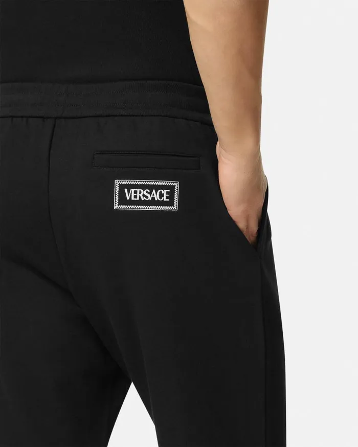 Versace Pants and Shorts Logo Sweatpants Black 8211 Men Versace Pants and Shorts Logo Sweatpants Black 8211 Men