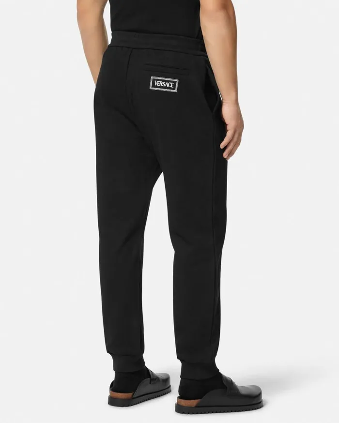 Versace Pants and Shorts Logo Sweatpants Black 8211 Men Versace Pants and Shorts Logo Sweatpants Black 8211 Men