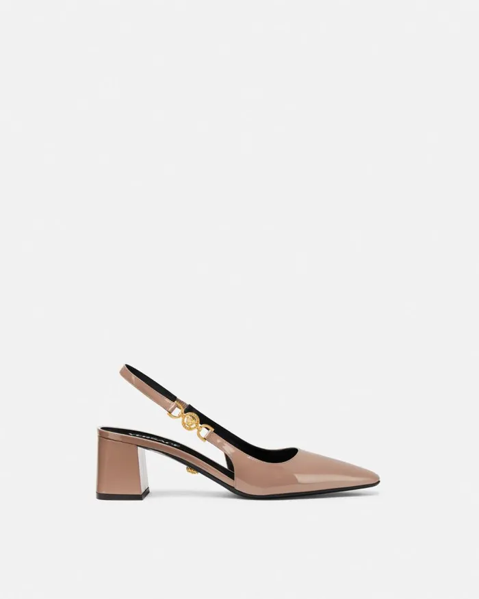 Versace Pumps and Slingbacks Medusa 03995 Slingback Pumps 55 Mm Brown 8211 Women