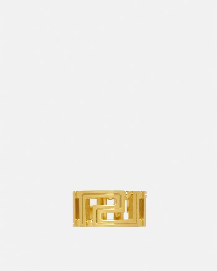 Versace Rings Greca Ring Light Gold 8211 WomenMen