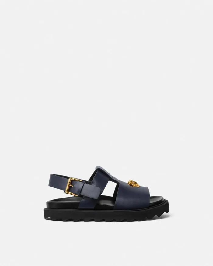 Versace Shoes La Medusa Kids Sandals Blue 8211 Children