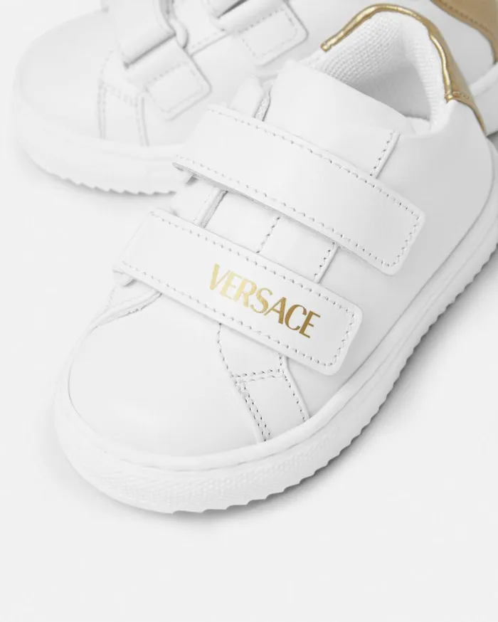 Versace Shoes Versace Logo Baby Sneakers Whiteprint 8211 Children Versace Shoes Versace Logo Baby Sneakers Whiteprint 8211 Children