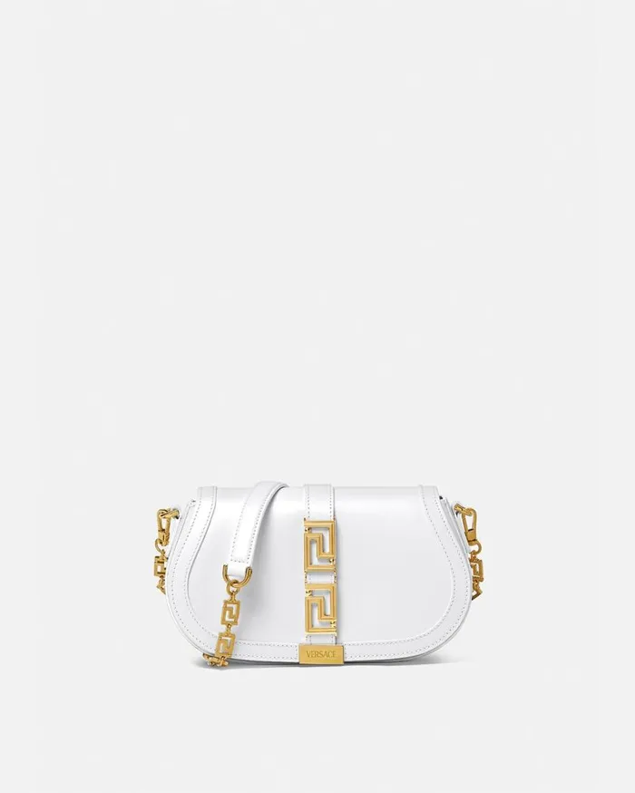 Versace Shoulder and Crossbody Greca Goddess Shoulder Bag White 8211 Women