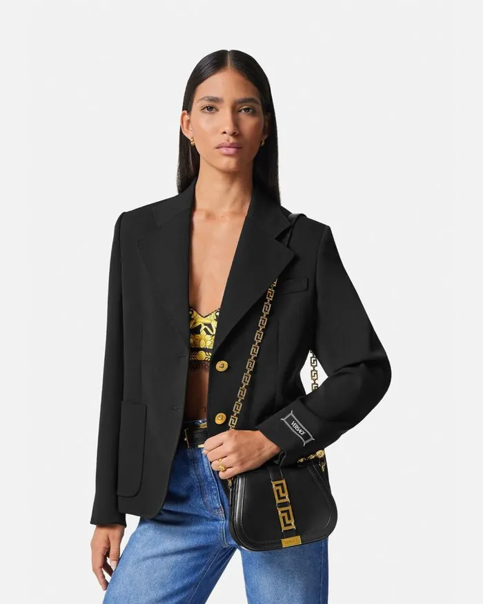 Versace Shoulder and Crossbody Greca Goddess Small Shoulder Bag Blackgold 8211 Women Versace Shoulder and Crossbody Greca Goddess Small Shoulder Bag Blackgold 8211 Women