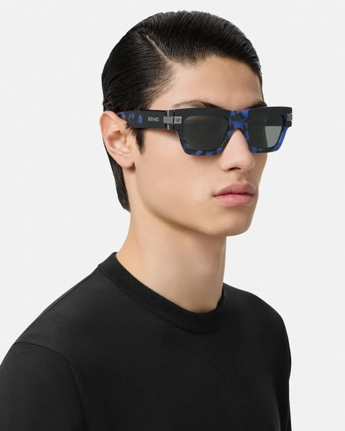 Versace Sunglasses Classic Top Sunglasses Blackblue 8211 Men Versace Sunglasses Classic Top Sunglasses Blackblue 8211 Men