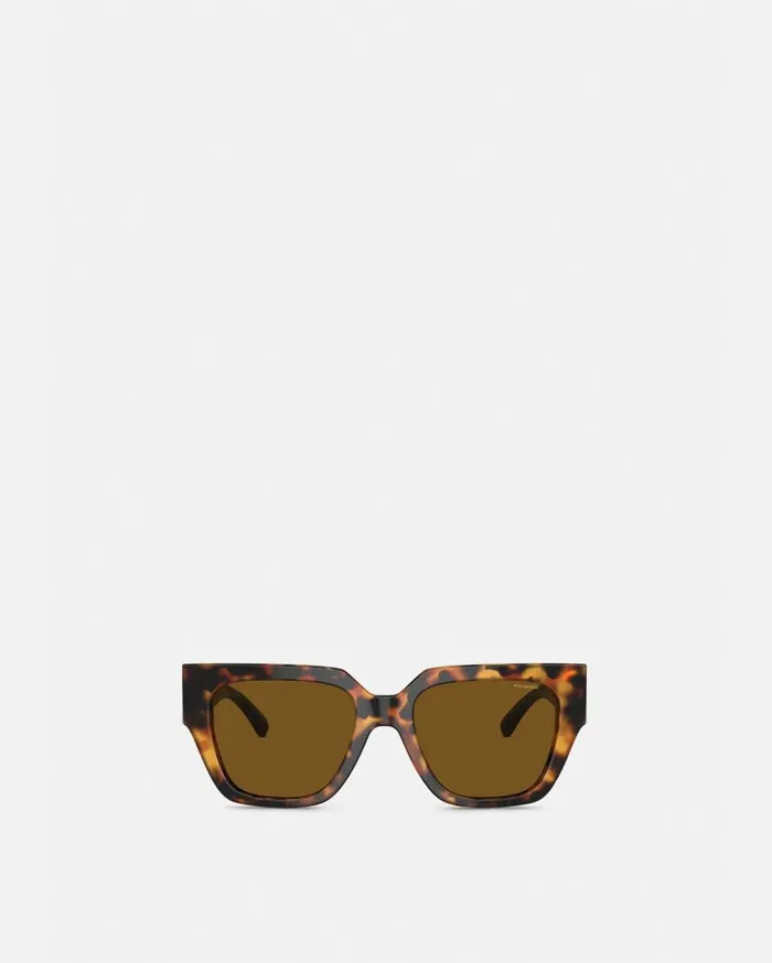 Versace Sunglasses Medusa Chain Sunglasses Havana 8211 Women Versace Sunglasses Medusa Chain Sunglasses Havana 8211 Women