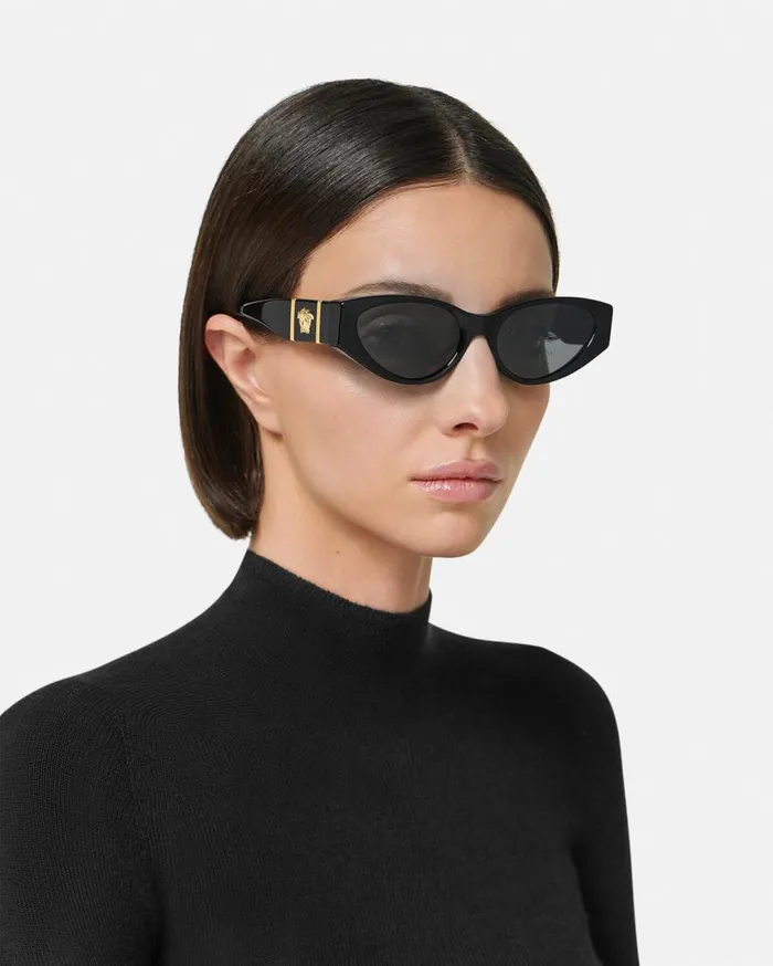 Versace Sunglasses Medusa Legend CatEye Sunglasses Black 8211 Women Versace Sunglasses Medusa Legend CatEye Sunglasses Black 8211 Women