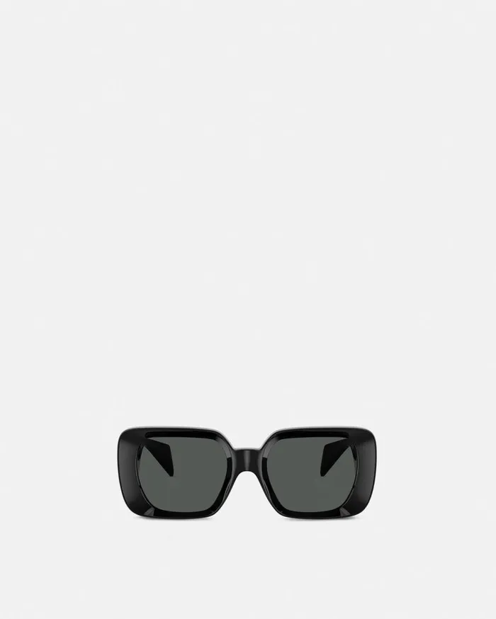 Versace Sunglasses Medusa Medallion Sunglasses Black 8211 WomenMen Versace Sunglasses Medusa Medallion Sunglasses Black 8211 WomenMen