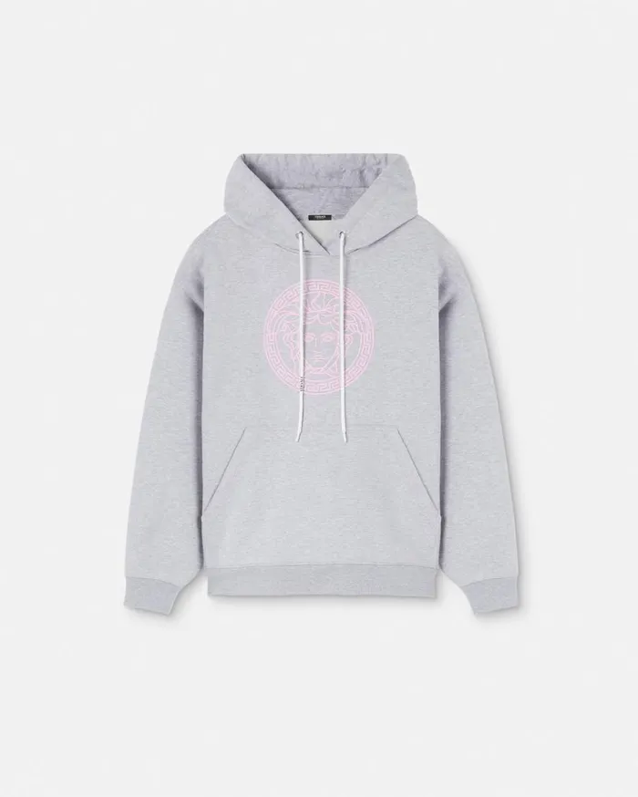 Versace TShirts and Sweatshirts Medusa Hoodie Gray 8211 Women