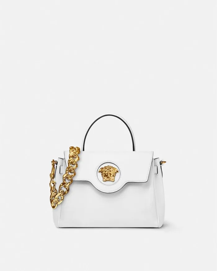 Versace Top Handle La Medusa Handbag White 8211 Women