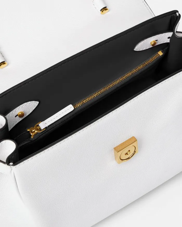Versace Top Handle La Medusa Handbag White 8211 Women Versace Top Handle La Medusa Handbag White 8211 Women