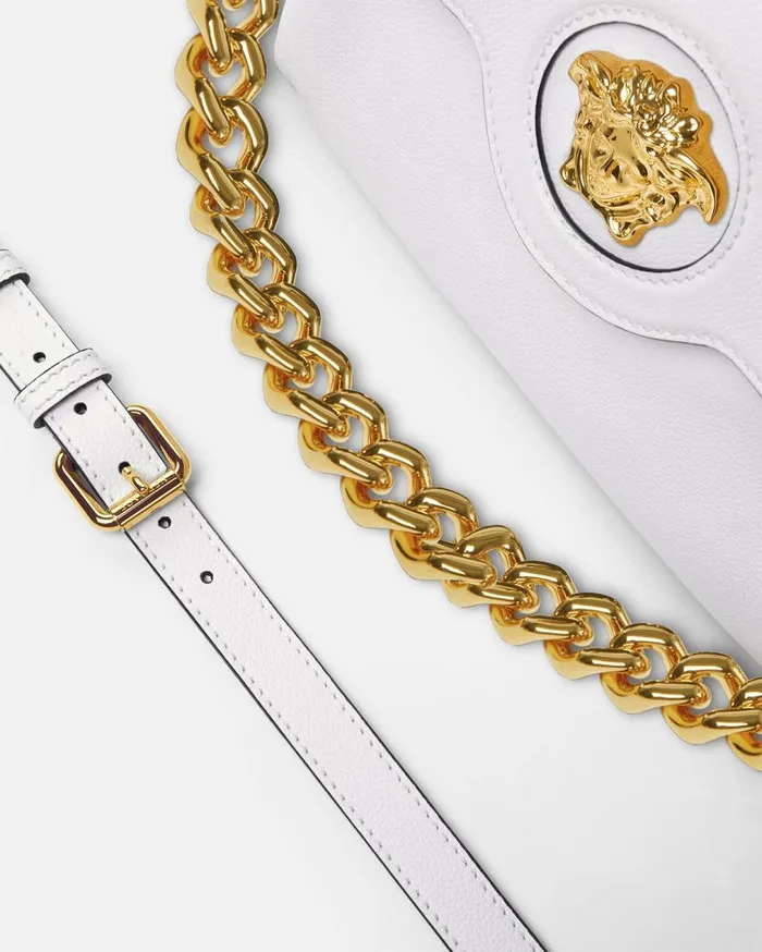 Versace Top Handle La Medusa Handbag White 8211 Women Versace Top Handle La Medusa Handbag White 8211 Women