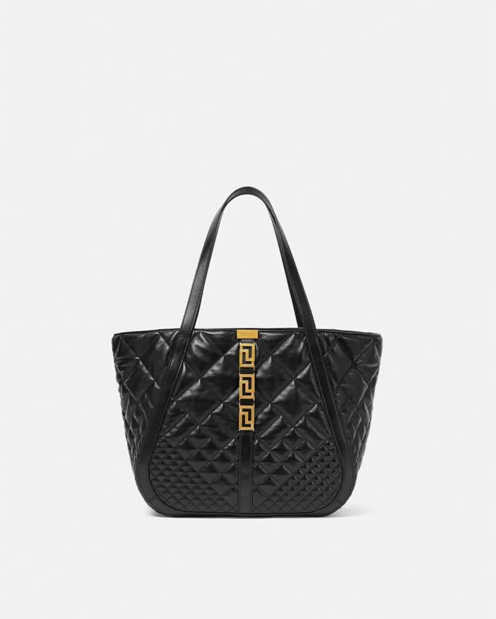 Versace Totes Greca Goddess Large Tote Bag Blackgold 8211 Women