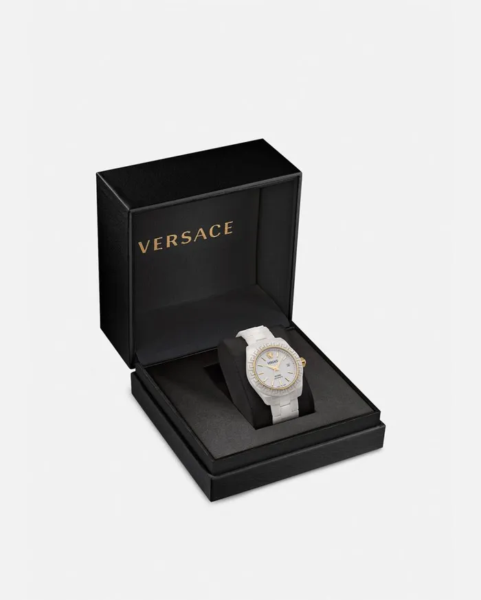 Versace Watches DV One Automatic Watch White 8211 Women Versace Watches DV One Automatic Watch White 8211 Women
