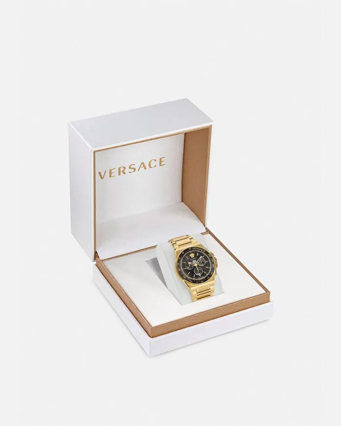 Versace Watches Greca Extreme Chrono Watch Gold 8211 Men Versace Watches Greca Extreme Chrono Watch Gold 8211 Men