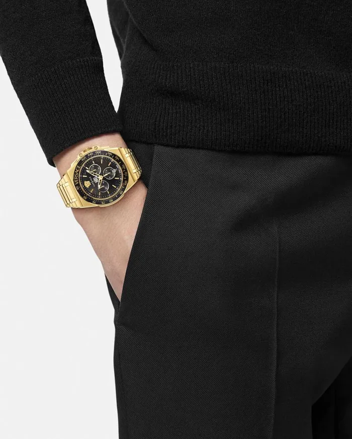 Versace Watches Greca Extreme Chrono Watch Gold 8211 Men Versace Watches Greca Extreme Chrono Watch Gold 8211 Men