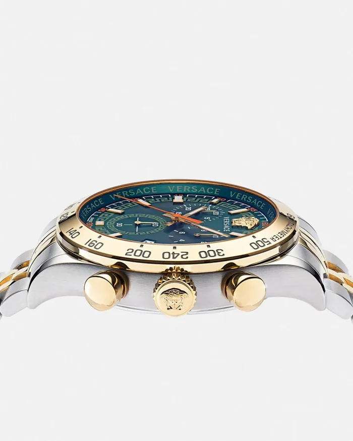 Versace Watches Hellenyium Chrono Watch Gold 8211 Men Versace Watches Hellenyium Chrono Watch Gold 8211 Men