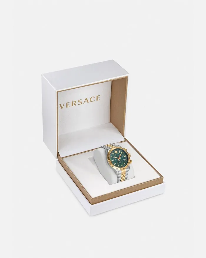 Versace Watches Hellenyium Chrono Watch Gold 8211 Men Versace Watches Hellenyium Chrono Watch Gold 8211 Men