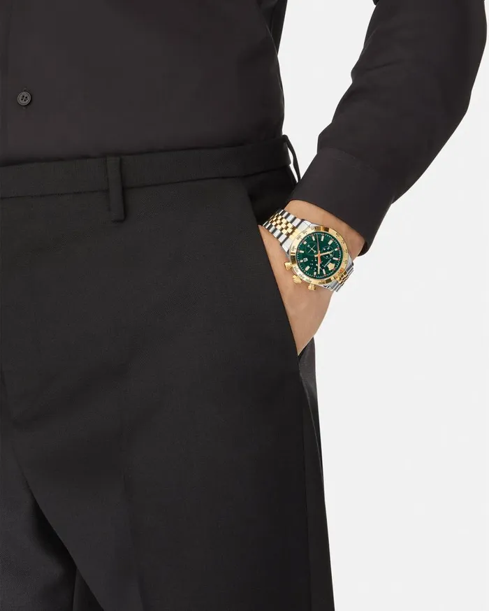 Versace Watches Hellenyium Chrono Watch Gold 8211 Men Versace Watches Hellenyium Chrono Watch Gold 8211 Men