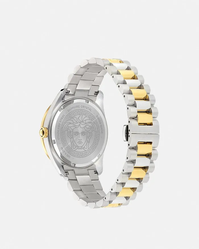Versace Watches VDome Watch Goldsilver 8211 Men Versace Watches VDome Watch Goldsilver 8211 Men