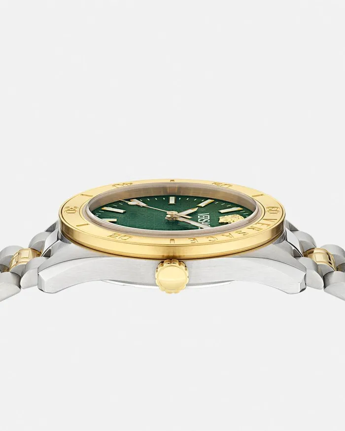 Versace Watches VDome Watch Goldsilver 8211 Men Versace Watches VDome Watch Goldsilver 8211 Men