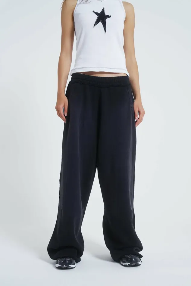Washed Black Monster Joggers Black Women Jaded London Joggers