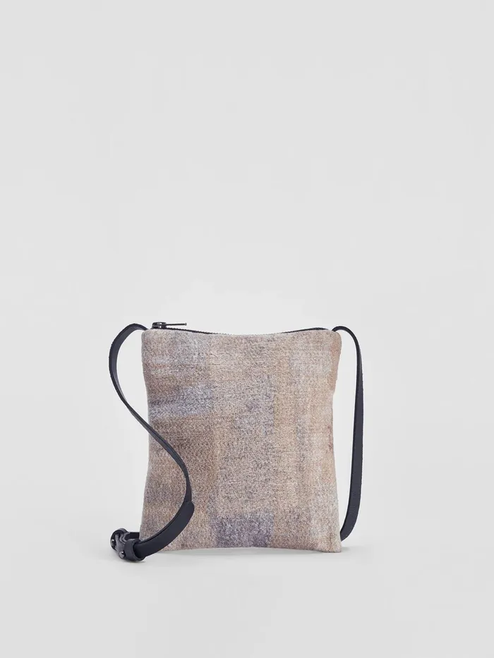 Waste No More Crossbody Bag Stone Women Eileen Fisher Accessories