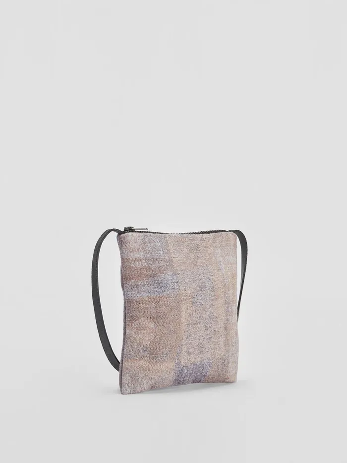 Waste No More Crossbody Bag Stone Women Eileen Fisher Accessories
