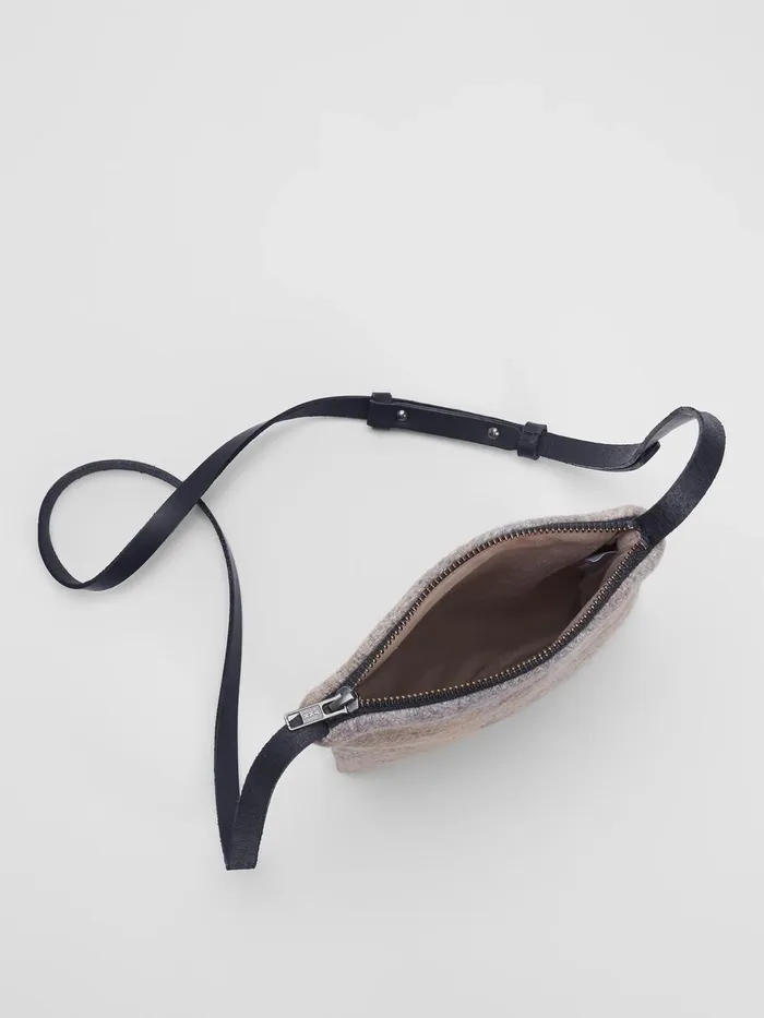 Waste No More Crossbody Bag Stone Women Eileen Fisher Accessories