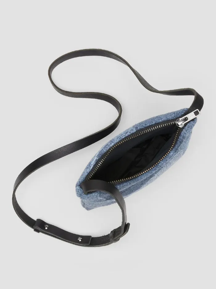 Waste No More Denim Crossbody Bag Indigo Women Eileen Fisher Accessories