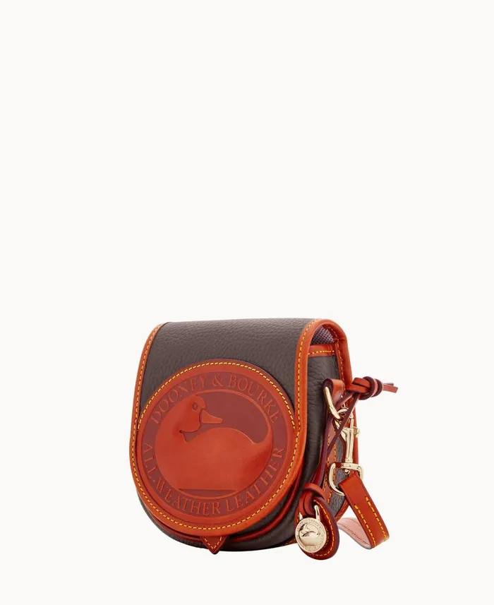 Woman All Weather Leather 2 Duck Bag Brown Tmoro Dooney and Bourke Crossbodies Woman All Weather Leather 2 Duck Bag Brown Tmoro Dooney and Bourke Crossbodies