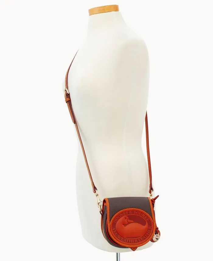 Woman All Weather Leather 2 Duck Bag Brown Tmoro Dooney and Bourke Crossbodies Woman All Weather Leather 2 Duck Bag Brown Tmoro Dooney and Bourke Crossbodies