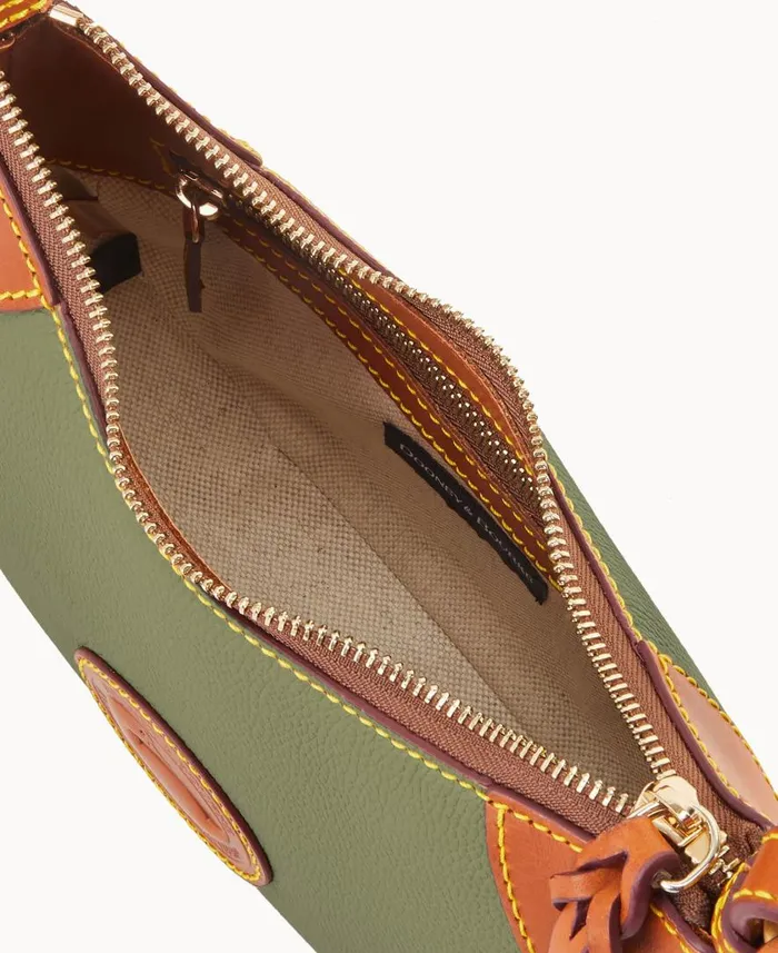 Woman All Weather Leather 30 Demi Shoulder 22 Green Dooney and Bourke Shoulder Bags Woman All Weather Leather 30 Demi Shoulder 22 Green Dooney and Bourke Shoulder Bags