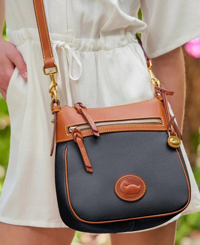Woman All Weather Leather 30 Zip Top Crossbody 23 Black Dooney and Bourke Crossbodies Woman All Weather Leather 30 Zip Top Crossbody 23 Black Dooney and Bourke Crossbodies
