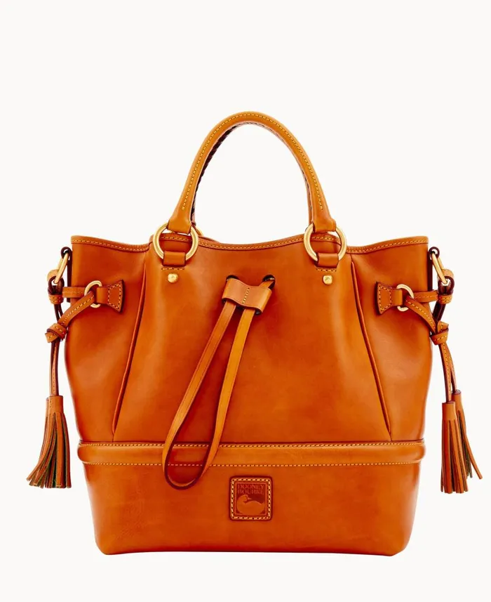 Woman Florentine Buckley Bag Natural Dooney and Bourke Satchels