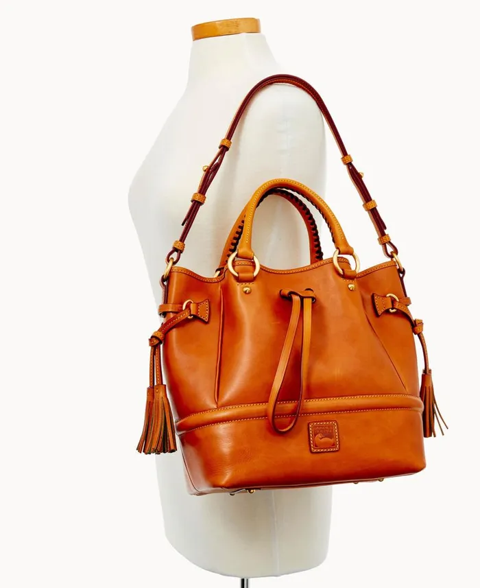 Woman Florentine Buckley Bag Natural Dooney and Bourke Satchels Woman Florentine Buckley Bag Natural Dooney and Bourke Satchels
