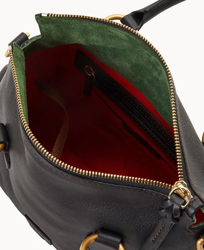 Woman Florentine Satchel 30 Black Black Dooney and Bourke Satchels Woman Florentine Satchel 30 Black Black Dooney and Bourke Satchels