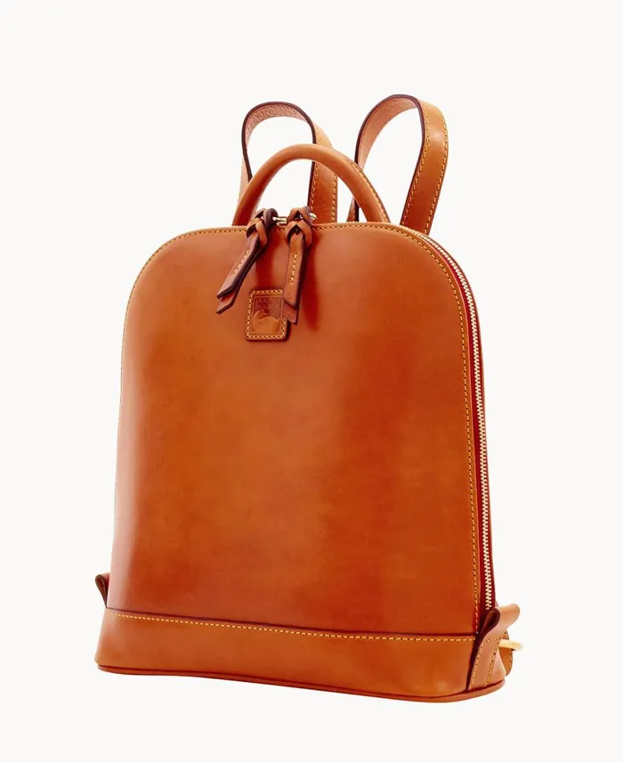 Woman Florentine Zip Pod Backpack Natural Dooney and Bourke Backpacks Woman Florentine Zip Pod Backpack Natural Dooney and Bourke Backpacks