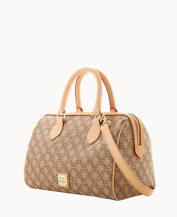 Woman Maritime Barrel Satchel Brown Dooney and Bourke Satchels Woman Maritime Barrel Satchel Brown Dooney and Bourke Satchels