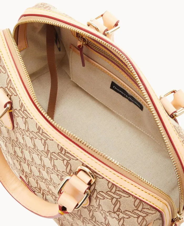 Woman Maritime Barrel Satchel Brown Dooney and Bourke Satchels Woman Maritime Barrel Satchel Brown Dooney and Bourke Satchels