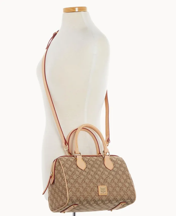 Woman Maritime Barrel Satchel Brown Dooney and Bourke Satchels Woman Maritime Barrel Satchel Brown Dooney and Bourke Satchels