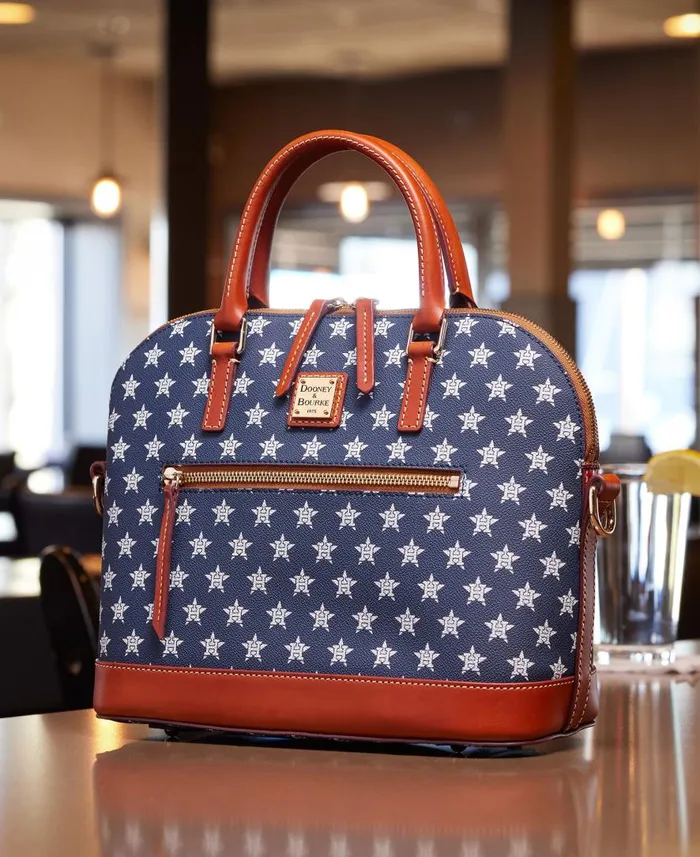 Woman MLB Astros Domed Zip Satchel Astros Dooney and Bourke Satchels Woman MLB Astros Domed Zip Satchel Astros Dooney and Bourke Satchels