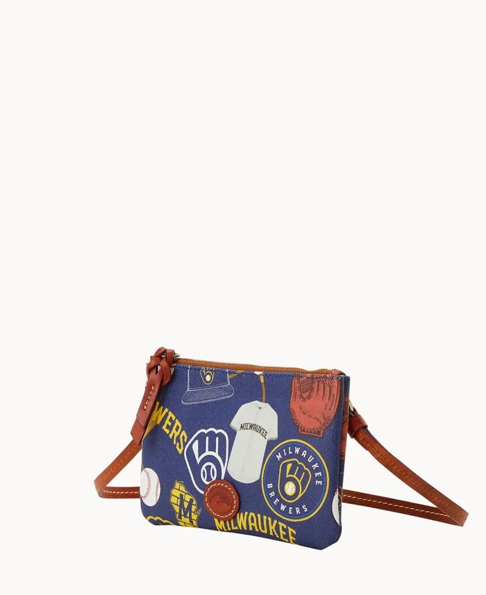 Woman MLB Brewers Top Zip Crossbody Brewers Dooney and Bourke Crossbodies Woman MLB Brewers Top Zip Crossbody Brewers Dooney and Bourke Crossbodies