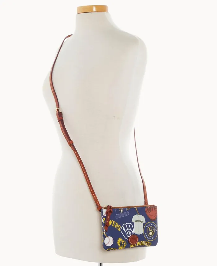 Woman MLB Brewers Top Zip Crossbody Brewers Dooney and Bourke Crossbodies Woman MLB Brewers Top Zip Crossbody Brewers Dooney and Bourke Crossbodies